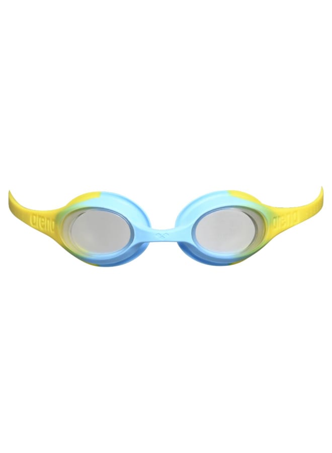 arena Spider Kids Clear-Yellow-Lightblue Goggles, Training, Pool, Equipment, Uni Kids - Kids Training Swim Goggles with Soft Silicone Seals - Image 2